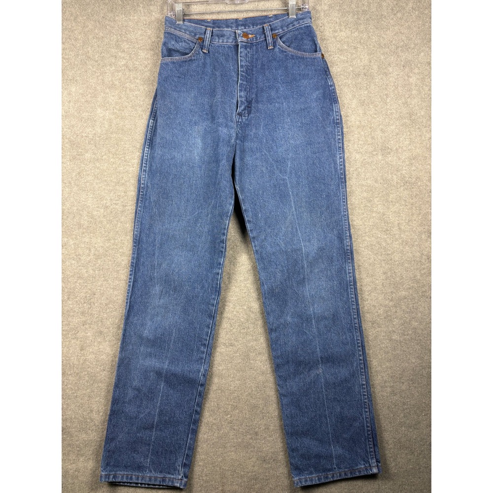 Vintage Wrangler 12MWZG Cowboy Cut High Rise Straight Jeans 9/10x32 USA Made